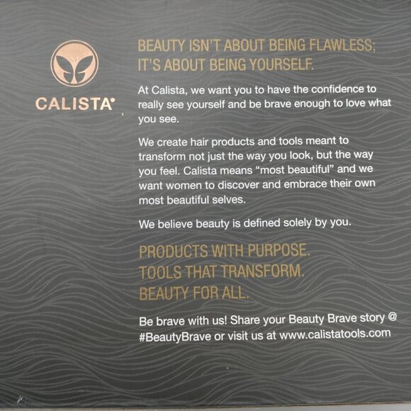 Calista TrianglPRO Triangl Pro Heated Hair Detailer Brush Tulip Floral Pattern - Picture 11 of 11